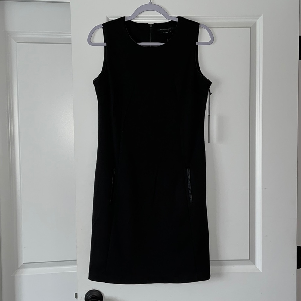 NWT BCBG Maxazria Black Sleeveless Dress Size Small